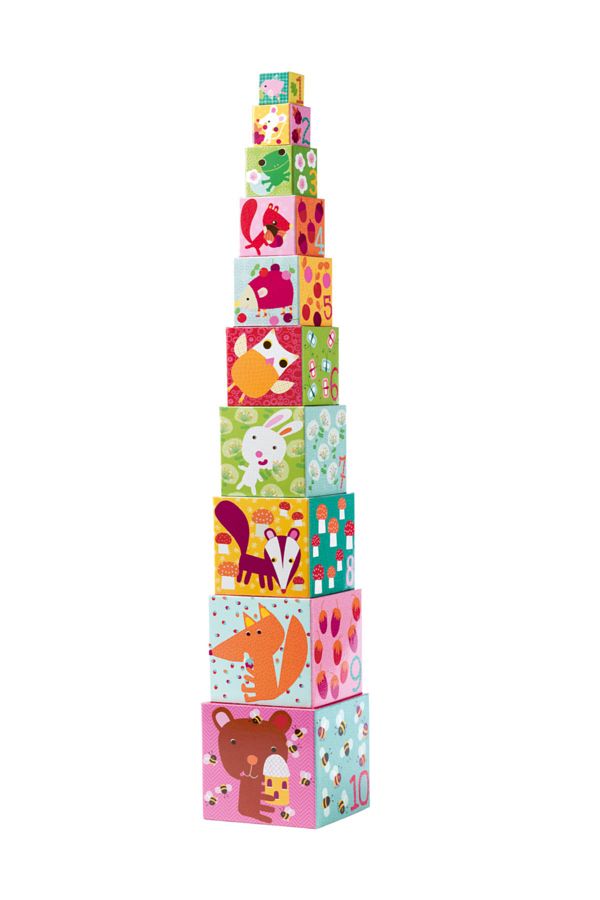 10 Cubes Forest Blocks  Ormanda Yaşam Moki