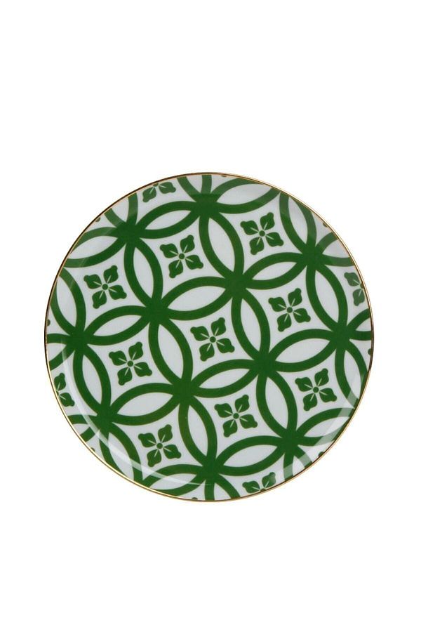 Morocco Desen1 Yeşil 28cm Yemek Tabağı - 162928