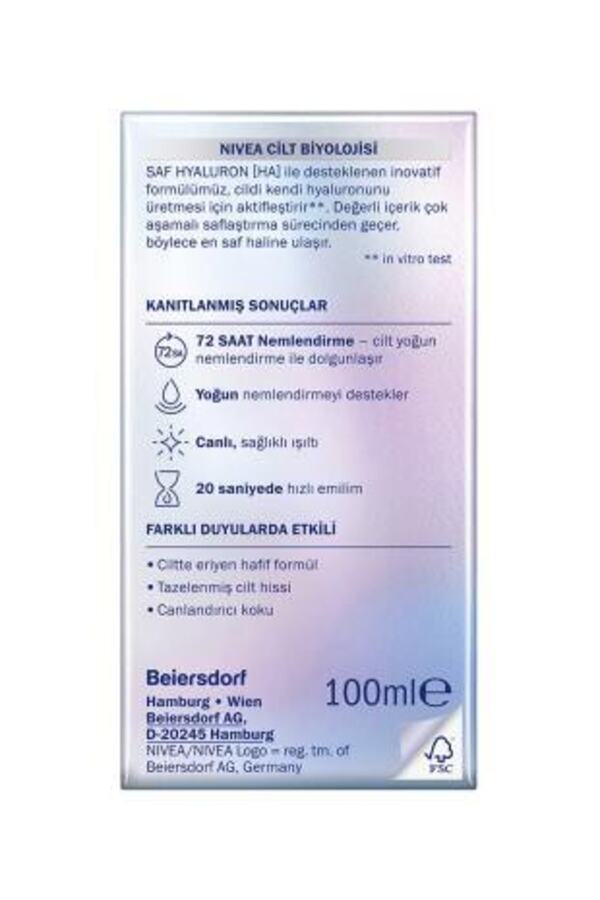 Hydra Skin Effect 20 Saniyede Anında Likit Yüz Maskesi 100ml,saf Hyaluron,72 Saat Nemlendirme_4