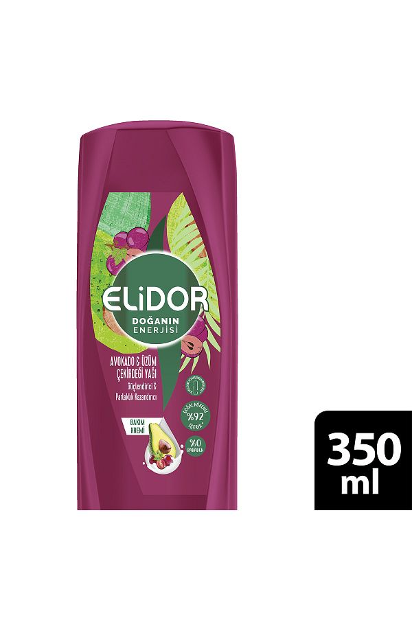 Doğanın Enerjisi Saç Bakım Kremi Avokado Ve Üzüm Çekirdeği Yağı 350 Ml
