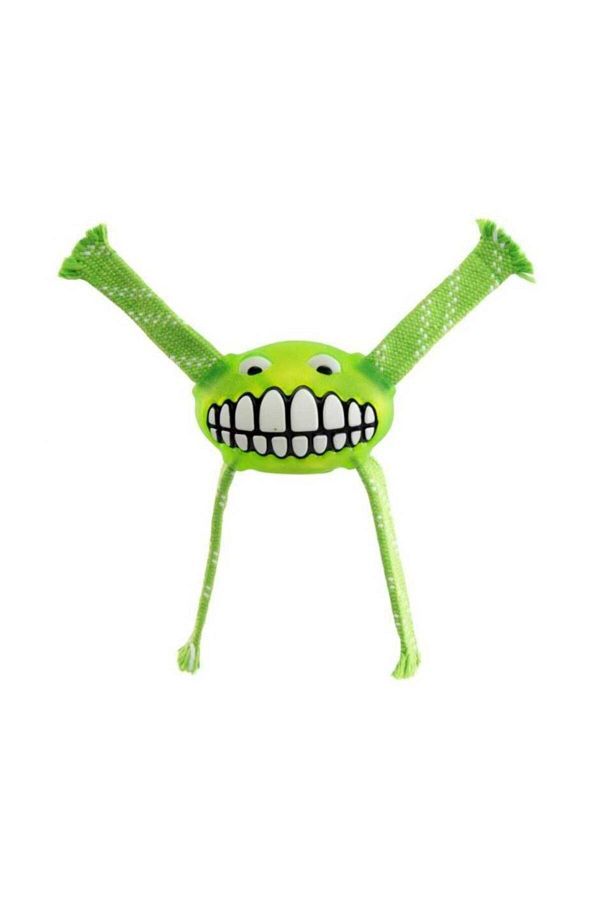 Köpek Sesli Oyuncak Flossy Grinz Yeşil 24 cm