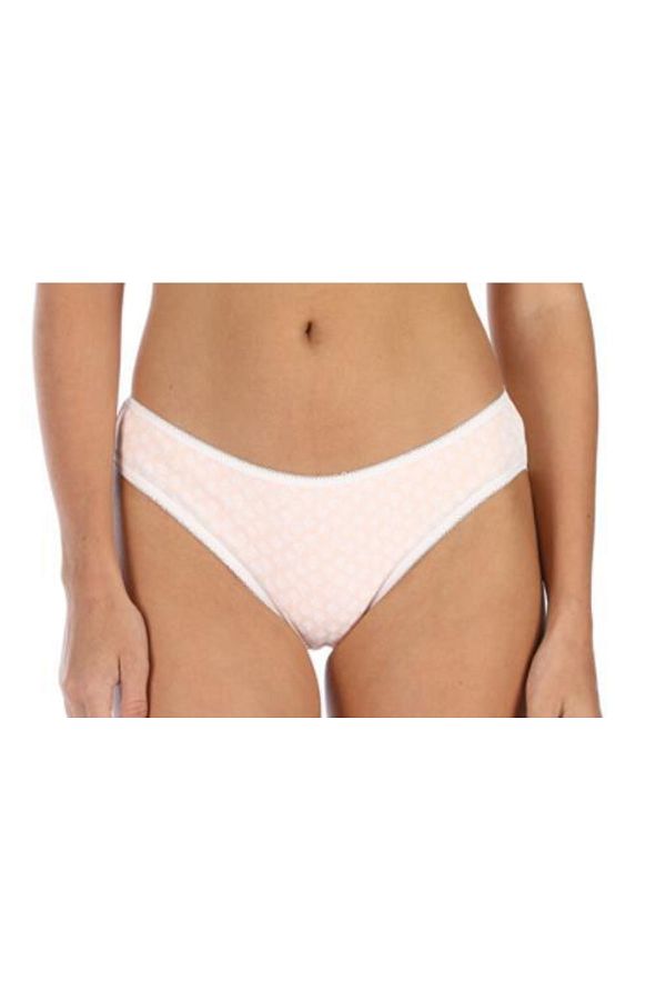 5168 Kadın Düşük Bel Slip Desenli Gri, Pudra ,ekru 3'lü Paket
