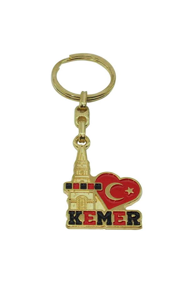 Kemer Temalı Metal Kabartma Anahtarlık 9 Nolu Tasarım