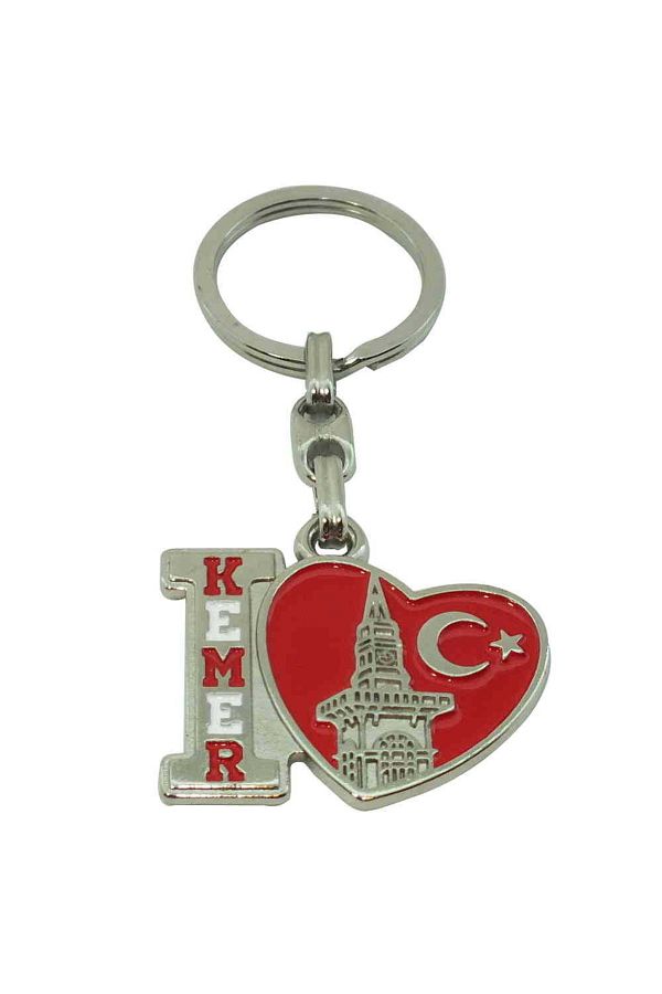 Kemer Temalı Metal Kabartma Anahtarlık 4 Nolu Tasarım