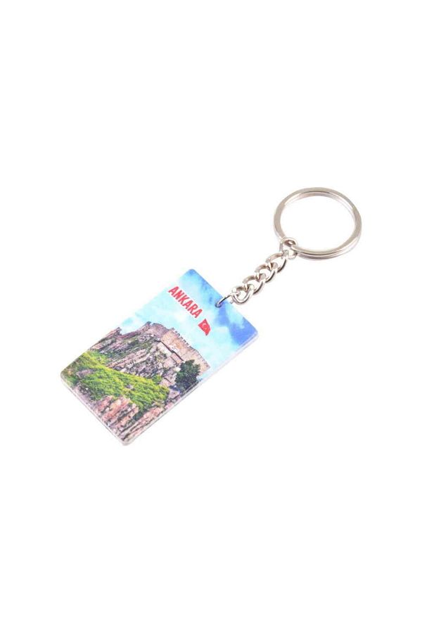 Ankara Temalı Uv Baskılı Dikdörtgen Anahtarlık 31x106 Mm 4 Nolu Tasarım