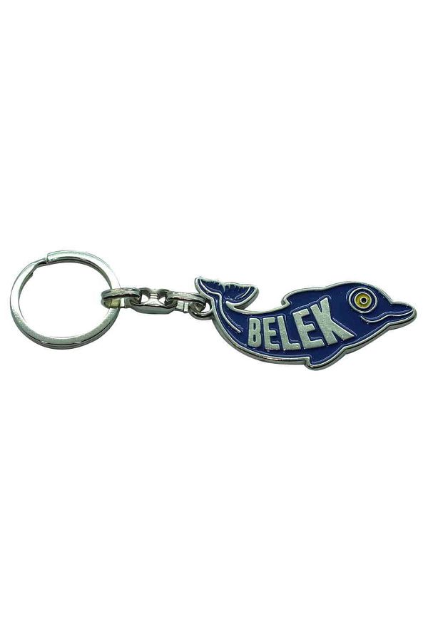 Belek Temalı Metal Kabartma Anahtarlık 5 Nolu Tasarım