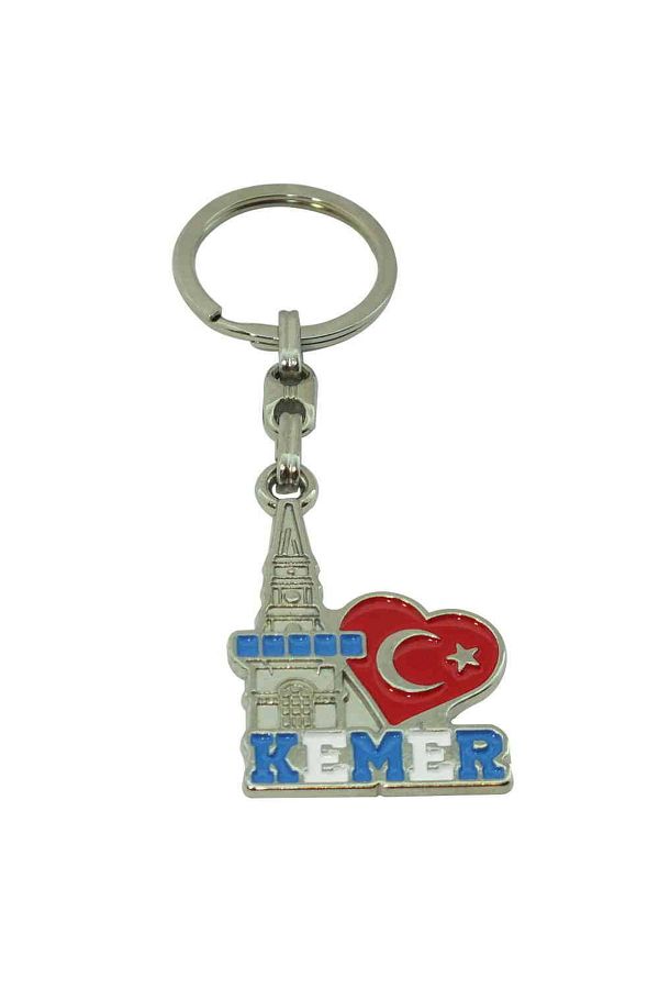 Kemer Temalı Metal Kabartma Anahtarlık 11 Nolu Tasarım