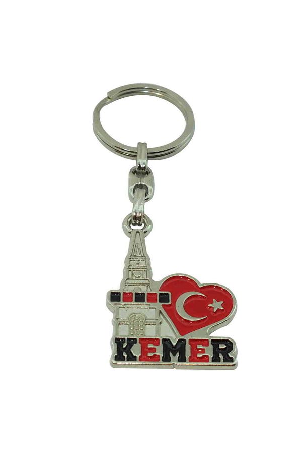 Kemer Temalı Metal Kabartma Anahtarlık 12 Nolu Tasarım