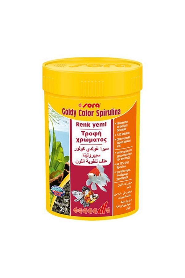 Goldy Color Spirulina Balık Yemi 50 ml  20 gr