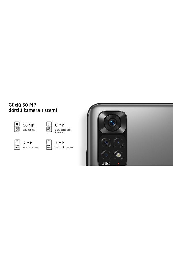 Xiaomi Redmi Note 11 4 GB 128 GB Cep Telefonu - Yıldız Mavisi (Xiaomi Türkiye Garantili) Redmi Note 11 4GB - Görsel 7