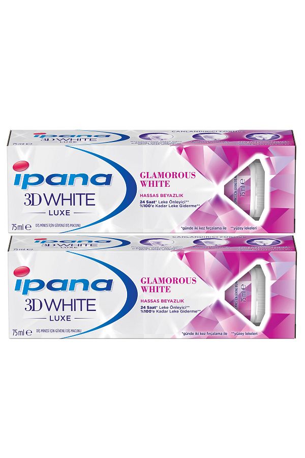 3d Whıte Luxe Glamorous Whıte Hassas Beyazlık 75 Ml X 2 Adet