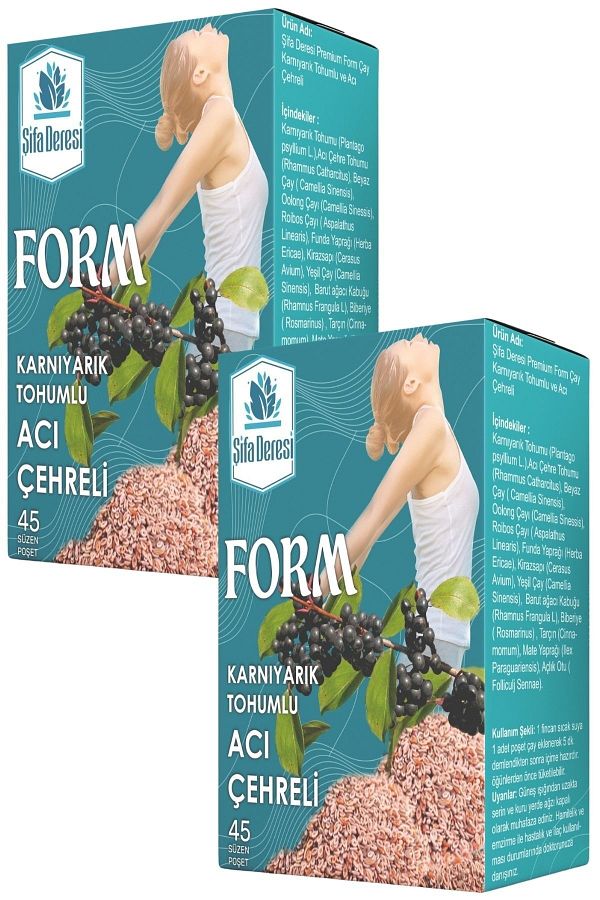 Karnıyarık Tohumlu Acı Çehreli Form Çayı 45 Süzen Poşet