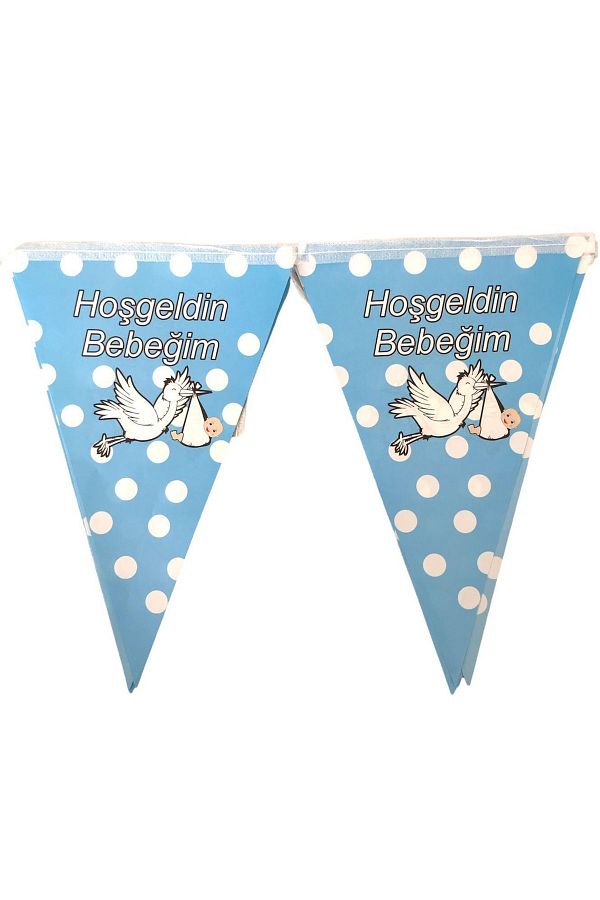 Hoşgeldin Bebeğim Mavi Flama