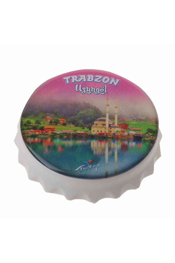 Trabzon Temalı Beyaz Kapak Açacak Magnet 63x15 Mm 1 Nolu Tasarım_0