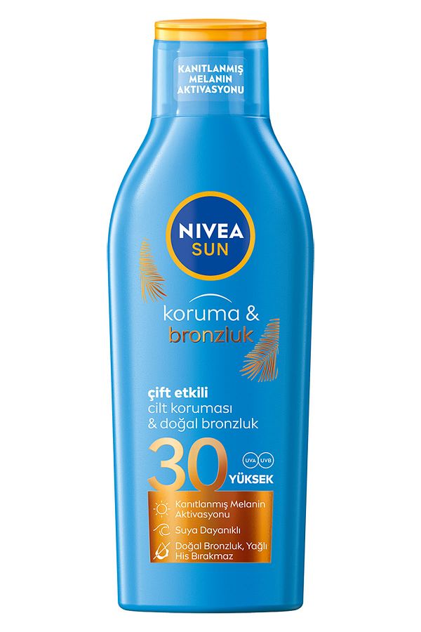 Sun Spf 30 Koruma & Bronzluk Güneş Losyonu 200ml Yüksek Güneş Koruması Ve Doğal Bronzlaştırıcı_1