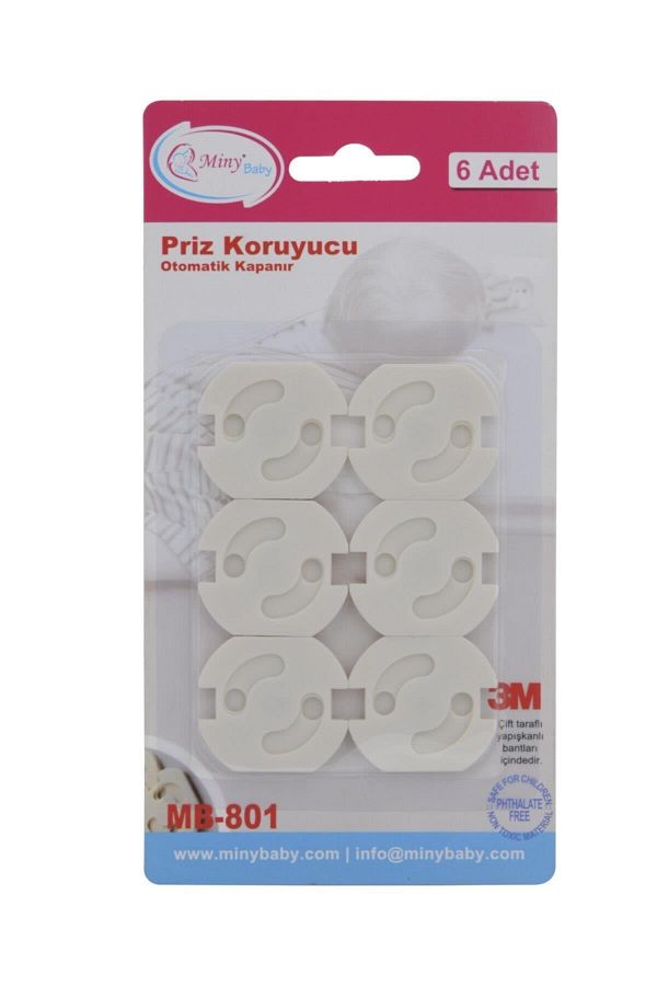 Priz Koruyucu Otomatik 6'lı Maxi Bebe Market