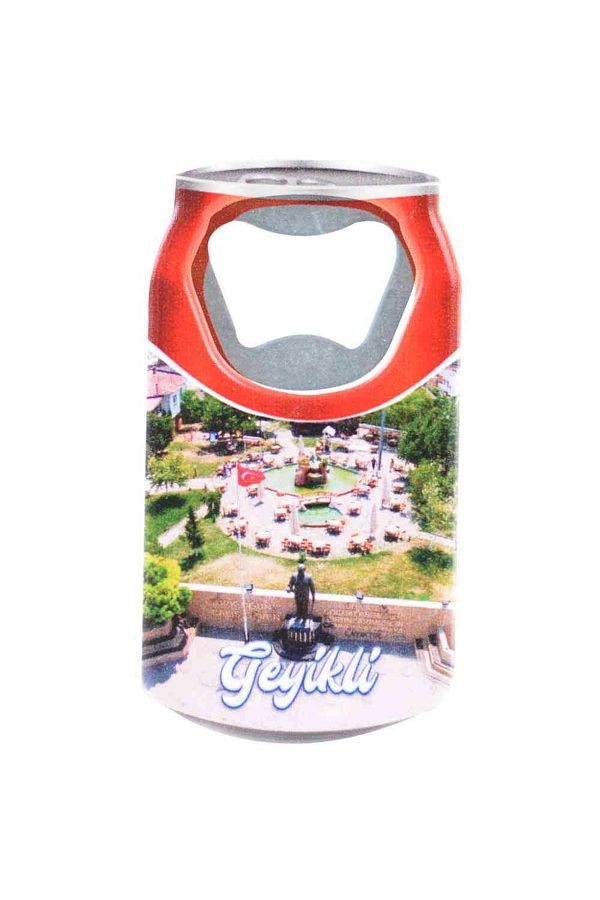 Geyikli Temalı Teneke Kutu Açacak Magnet 43x80 Mm 2 Nolu Tasarım Myros