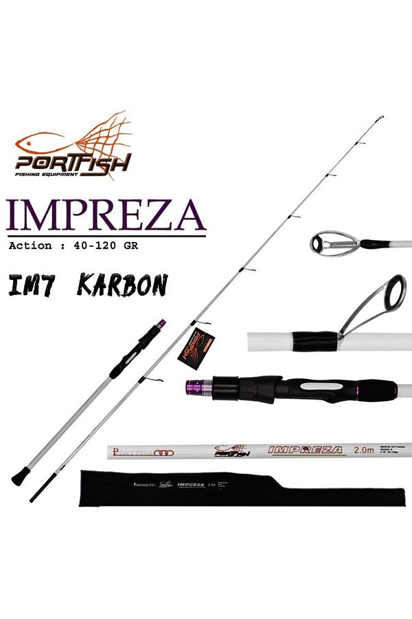 Portfish Impreza Jig Kamışı 200 Cm Tek Parça 40-120 Gr 2 Parça