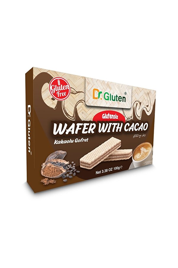 Dr. Gluten Glutensiz Kakaolu Gofret 100 G