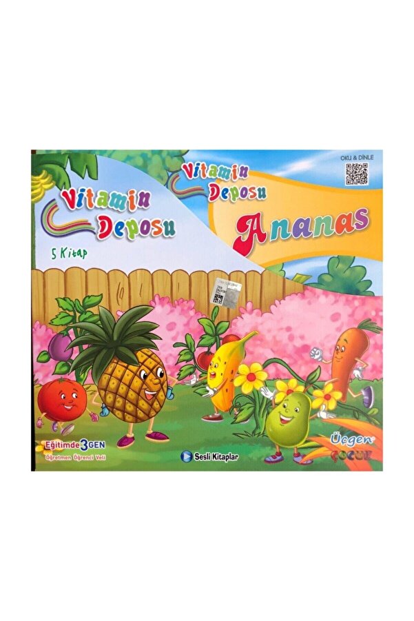 Üçgen Çocuk Yayınları Vitamin Deposu Serisi - Kutulu 5 Kitap Selvi Kitap Evi