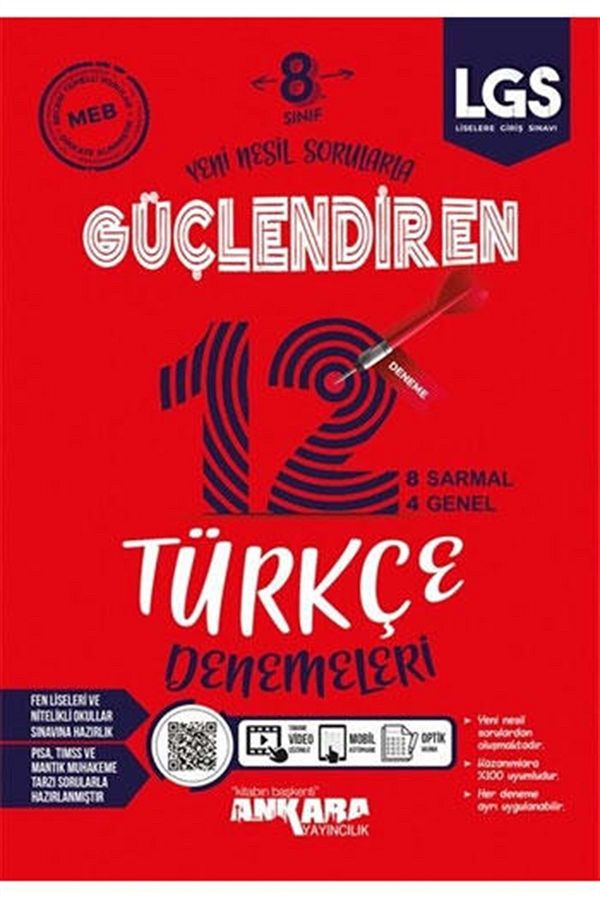 Ankara 8. Sınıf Güçlendiren Deneme Türkçe