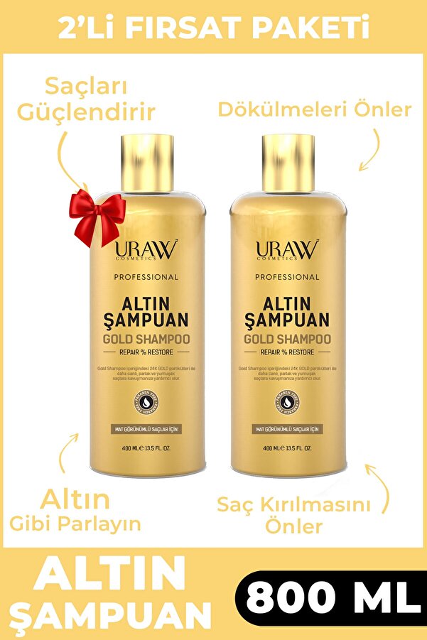 Altın Şampuan 2'li Set Ali Özkan Tr