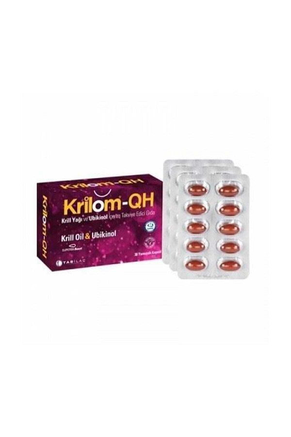 -qh Krill Oil Ve Ubikinol 30 Kapsül