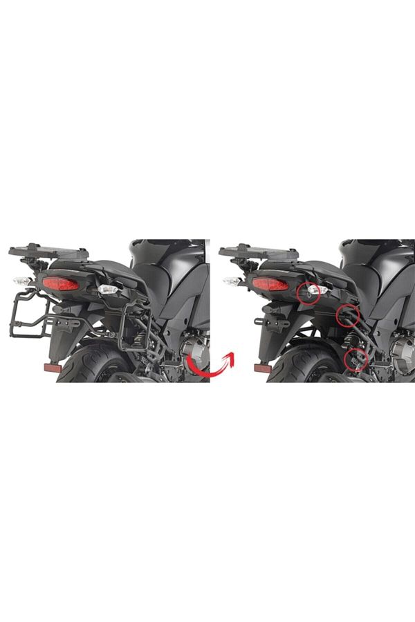Klr4113 Kawasakı Versys 1000 (15-16) Uyumlu Yan Çanta Taşıyıcı