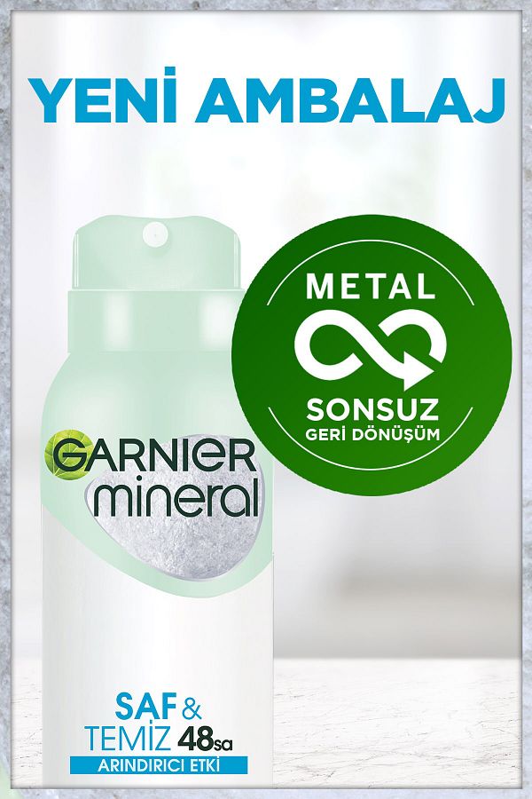 Mineral Saf ve Temiz Kadın Sprey Deodorant 3600542035132_3