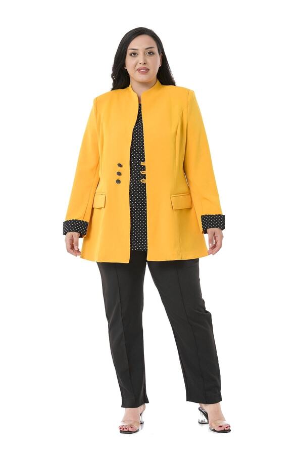 Jacket Blouse Set — Mustard