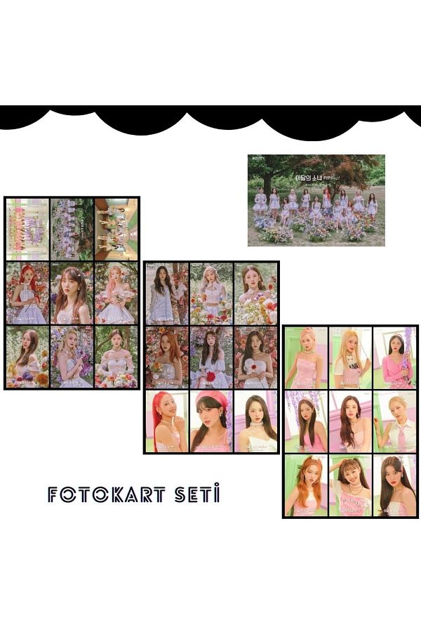 Loona '' Flip That '' Fotokart Seti Kpop Dünyası
