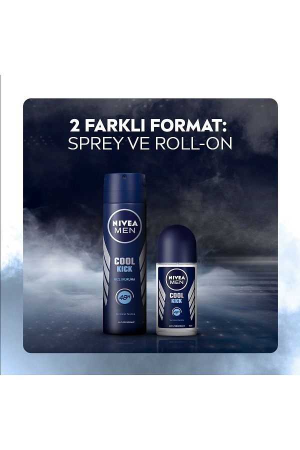 Men Erkek Sprey Deodorant Cool Kick 48 Saat Anti-perspirant Koruma 150ml,serinleten Ferahlık_7