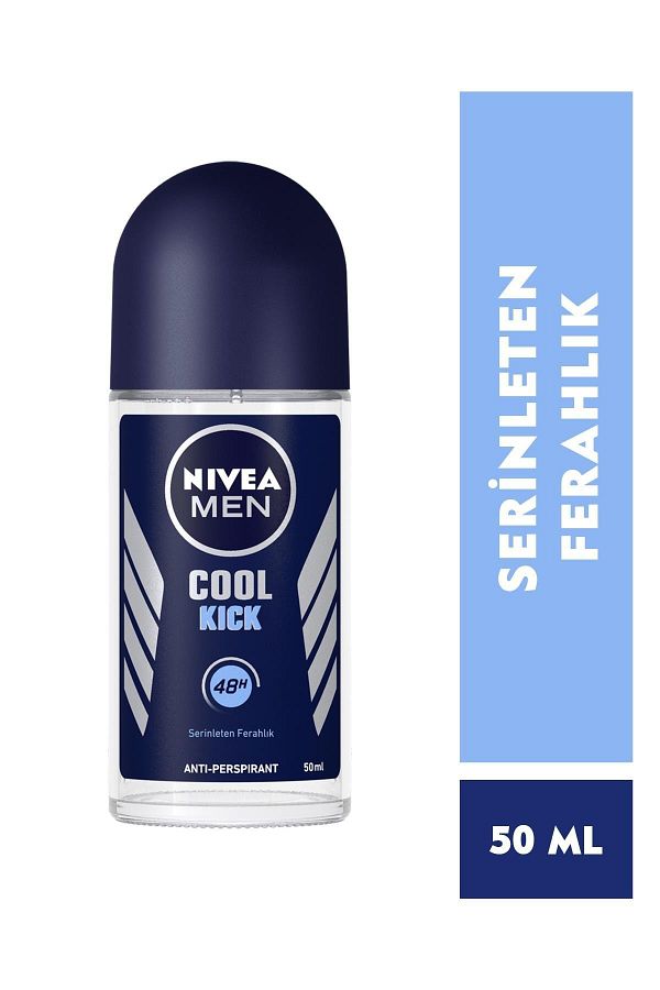 Men Erkek Roll On Deodorant Cool Kick 48 Saat Anti-perspirant Koruma 50ml,Serinleten Ferahlık Ali Özkan Tr