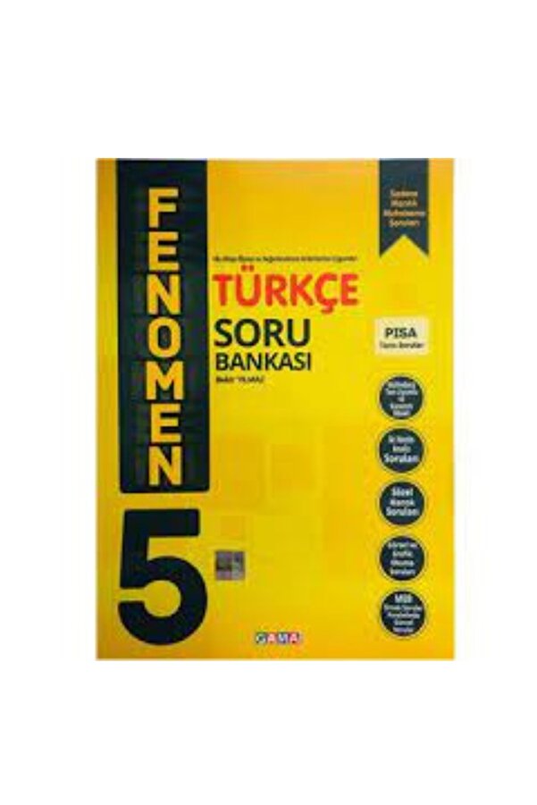 5. Sınıf Fenomen Türkçe Soru Bankası Sarı Kapak (2019) Kitap Dagıtım