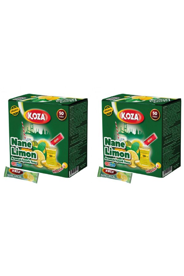 Nane Limon Aromalı Tek Içimlik Içecek Tozu 2 Paket Otcu Bitki