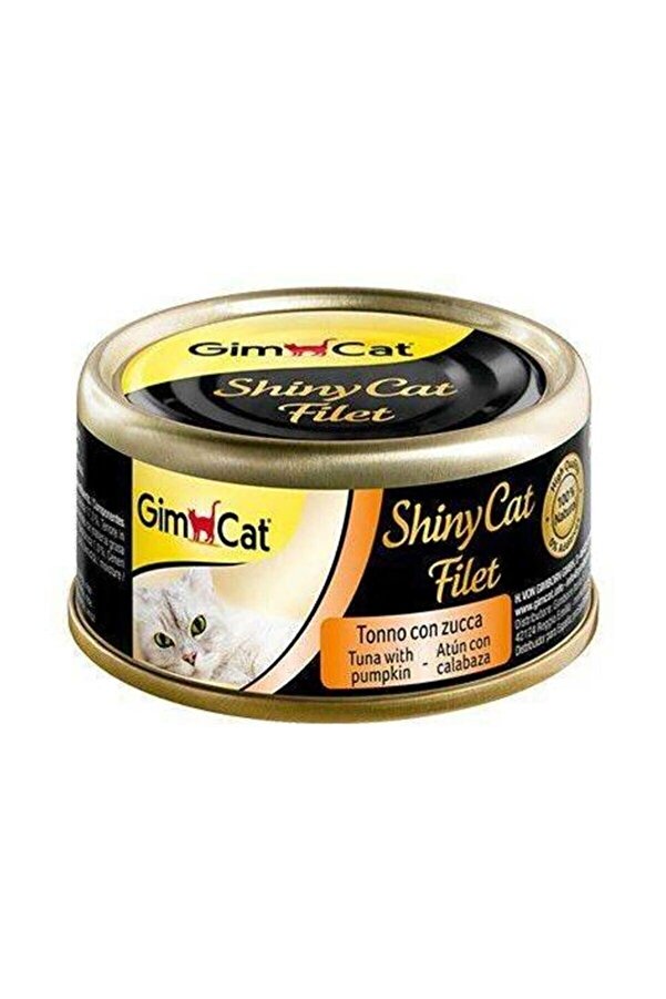 Gimcat Shinycat Fileto Tuna Bal Kabaklı Kedi Maması 70 gr