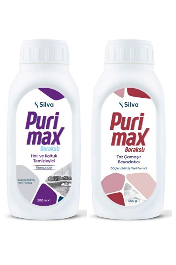 Purimax Halı Ve Koltuk Temizleyici+çamaşır Suyuna Alternatif Toz Beyazlatıcı