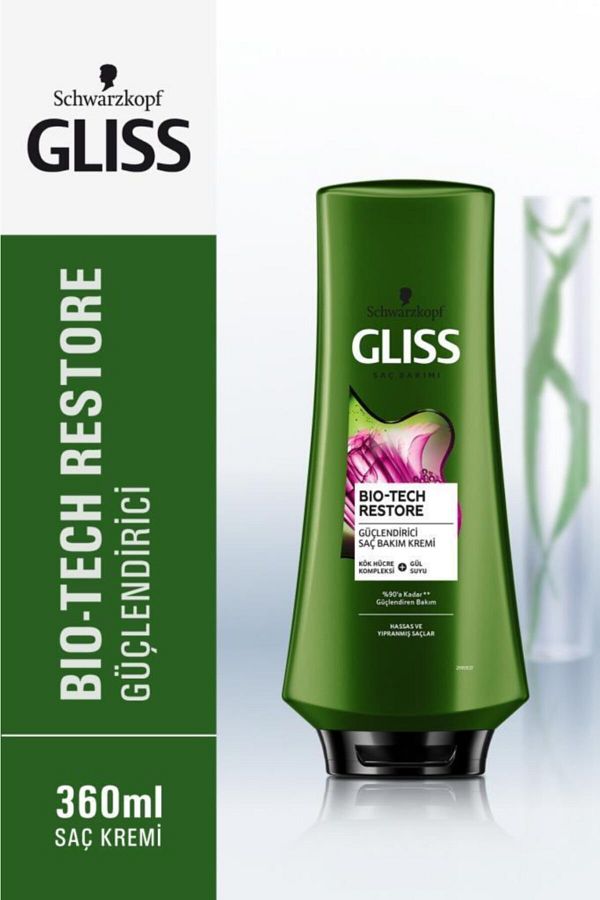 Schwarzkopf Gliss Bio-Tech Güçlendirici Saç Kremi 360 Ml_0