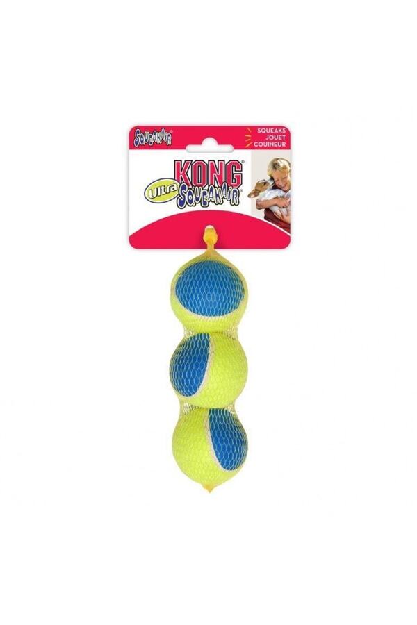 Kong Köpek Oyuncak, Squekair Ultra Top, 3 Ad 6,5cm