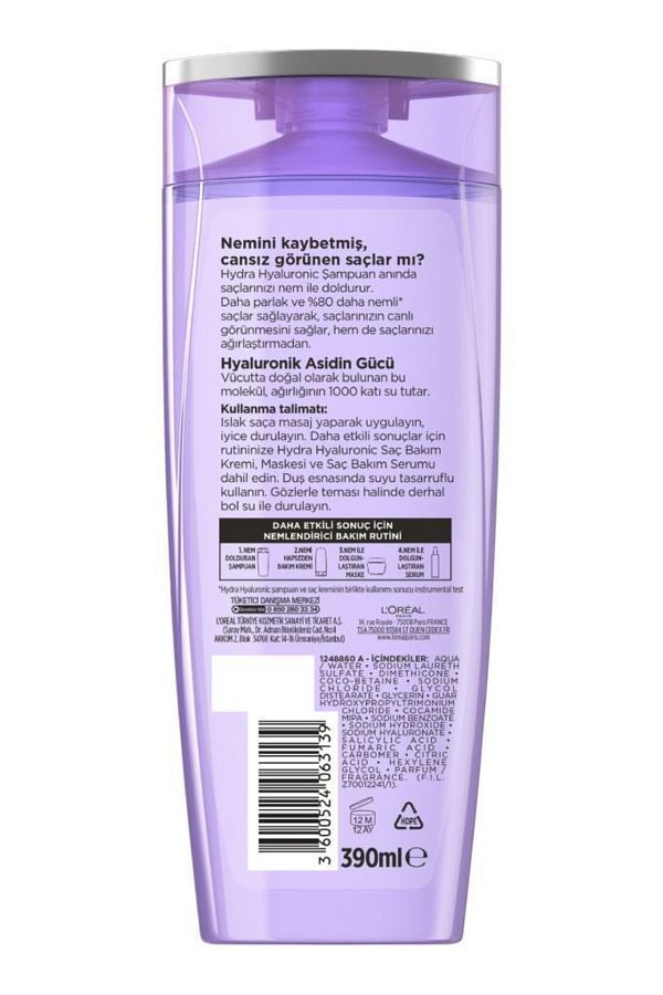 Hydra [hyaluronic] Nem Dolduran Şampuan 390ml_1