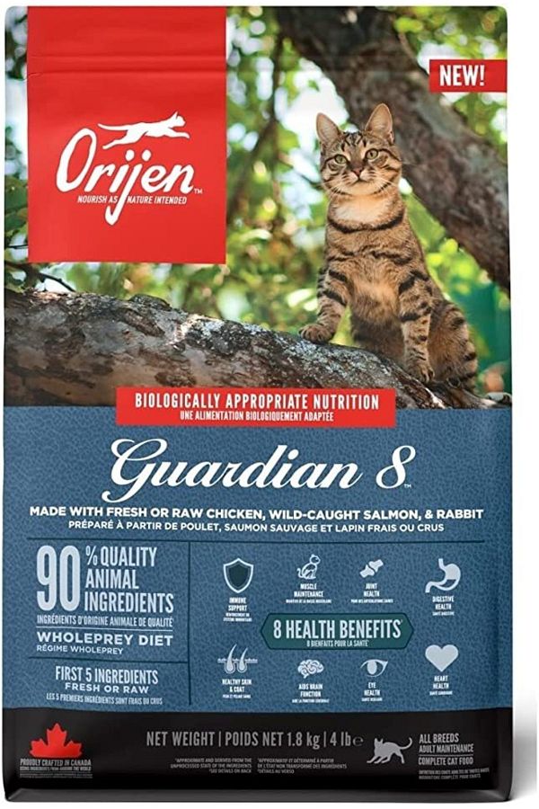 Orijen Guardian8 Yetişkin Kediler Için Kedi Maması 1,8 Kg Blue Petshop