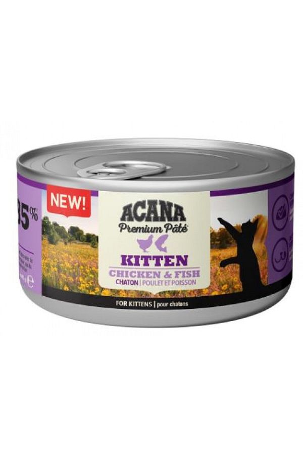 Acana Premium Pate (ezme) Tavuklu Ve Balıklı Yavru Kedi Konservesi 85 Gr