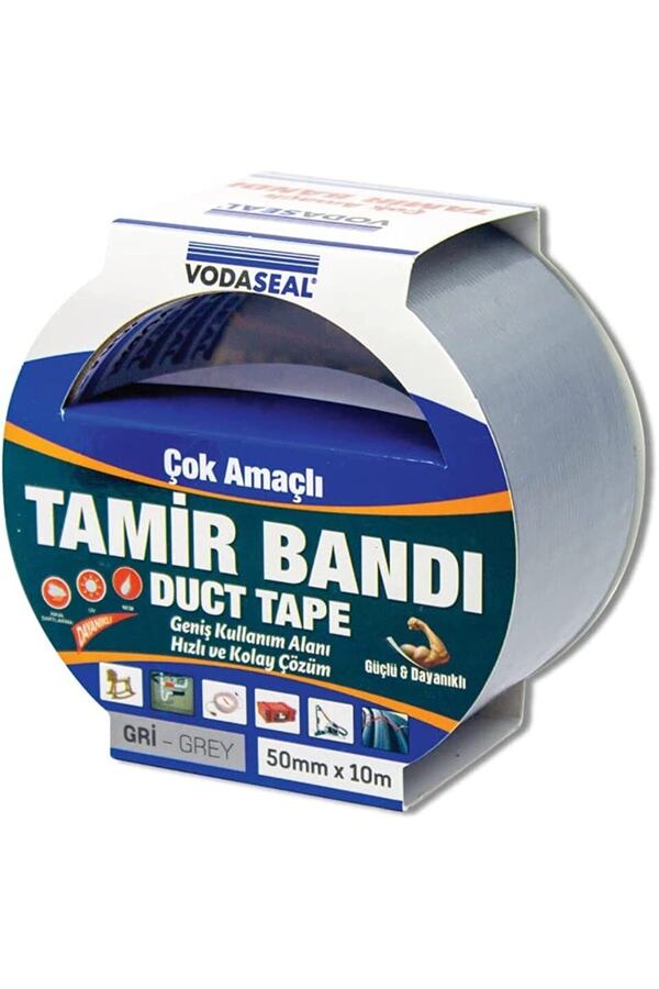 Vodaseal 53.01.019 Duct Tamir Bandı, Gri, 50x10mt