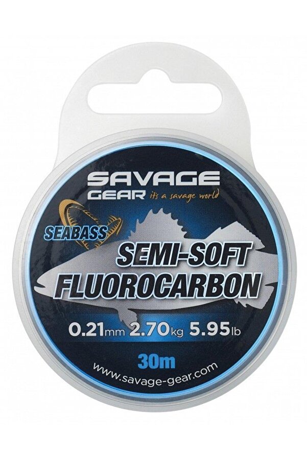 Semi-soft Fluorocarbon Seabass 30 M 0.29 Mm 4.79 Kg 10.56 Lb Clear Çağlayan Balık