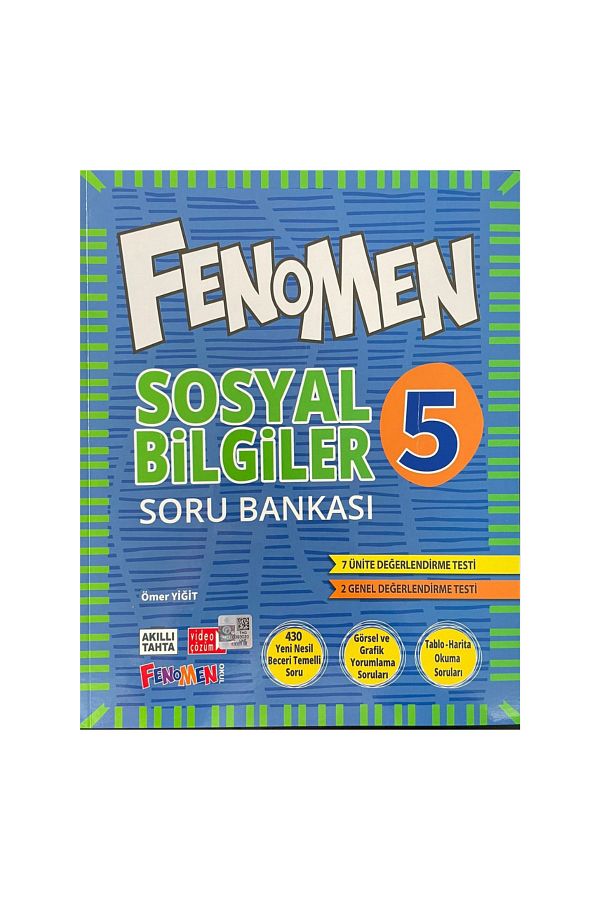 5. Sınıf Fenomen Sosyal Bilgiler Soru Bankası
