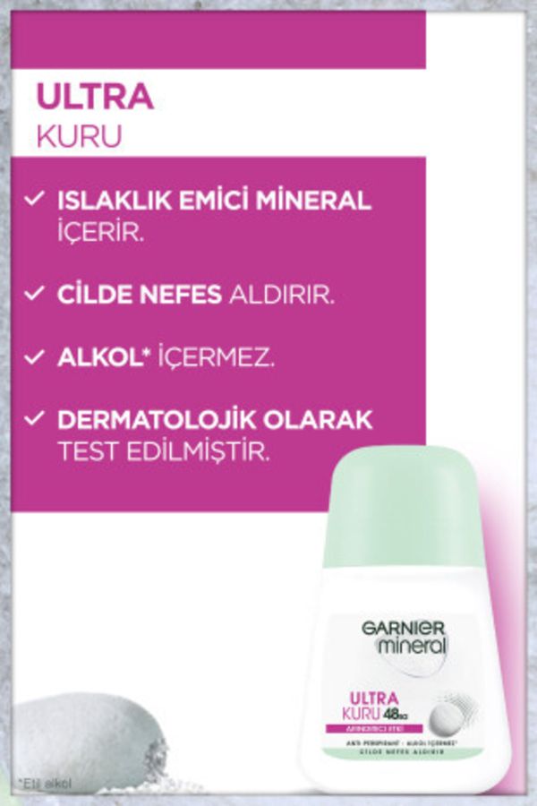 Mineral Ultra Kuru Kadın Roll-On Deodorant 3600541932623_3