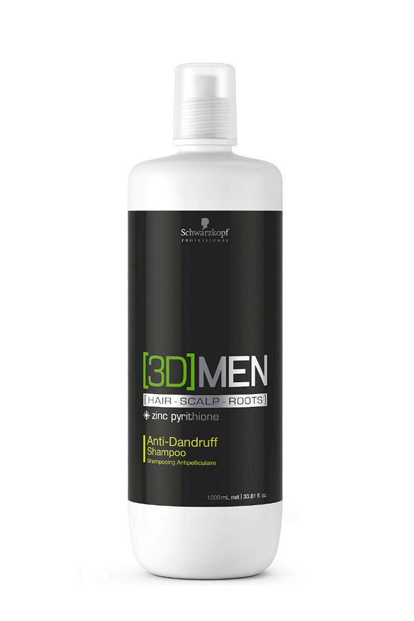 Schwarzkopf 3derkekler Için Kepek Önleyici Şampuan - 3d Men Anti Dandruff Şampuan 1000 ml