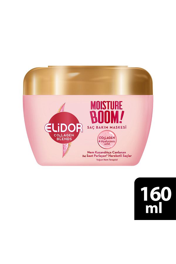 Collagen Blends Saç Bakım Maskesi Moisture Boom Yoğun Nem Terapisi 160 ml