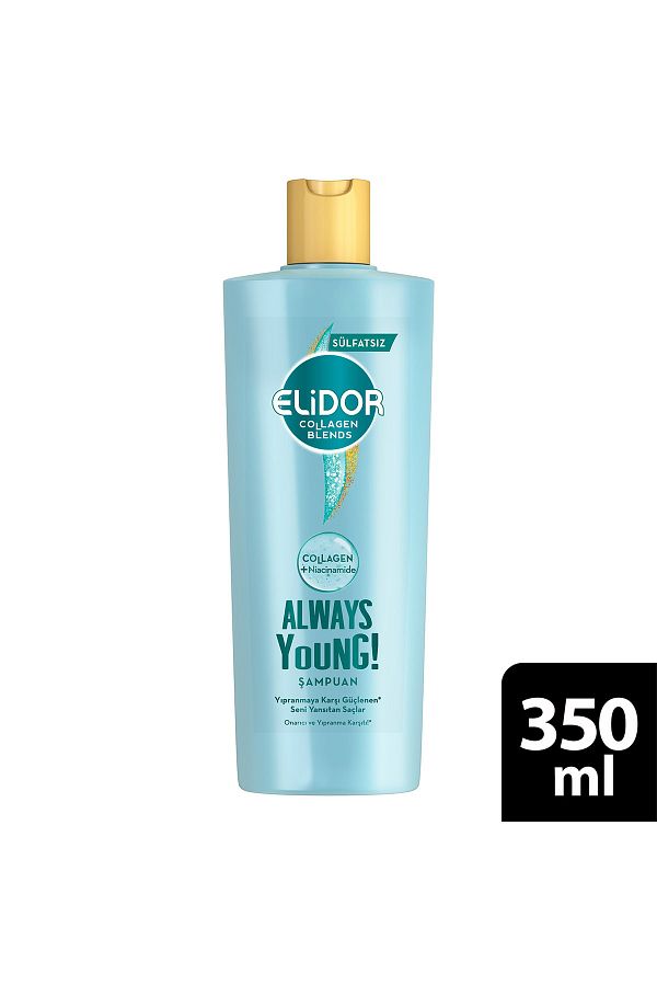 Collagen Blends Sülfatsız Saç Bakım Şampuanı Always Young Onarıcı ve Yıpranma Karşıtı 350 ml