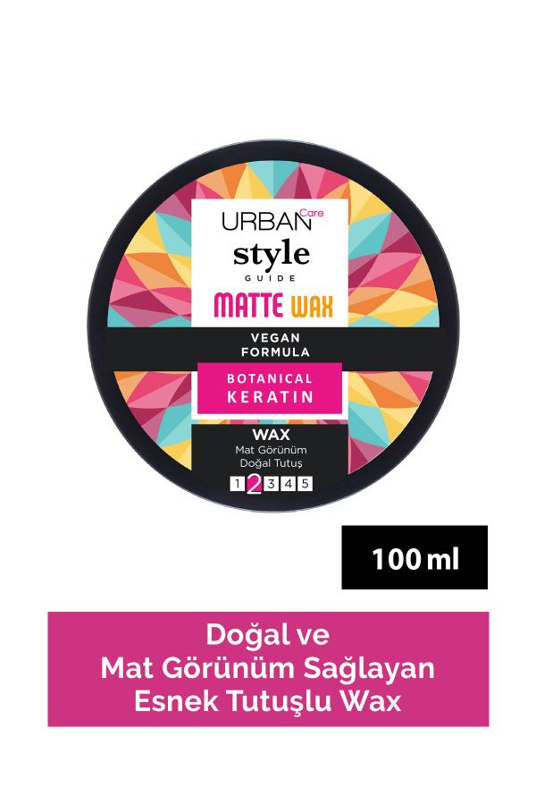 Style Guide Doğal Ve Mat Görünüm Sağlayan Wax - Esnek Tutuş - Vegan - 100 ml